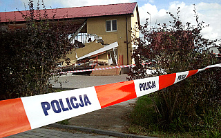 Wybuch gazu zniszczył dom w Ełku